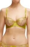 DITA VON TEESE JULIES ROSES UNDERWIRE BALCONETTE BRA