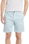 Billy Reid Cotton Blend Chino Shorts In Blue