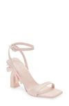 Palm Angels Pink 90 Palm Tree Heel Leather Sandals In Pink