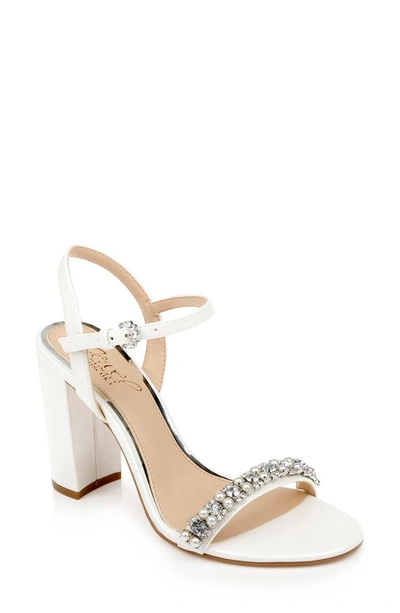 Jewel Badgley Mischka Women's Alyna Evening Sandals Women's Shoes In White