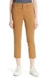 Nili Lotan Montauk Crop Pants In Tawny