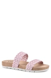 Cliffs By White Mountain Truly Slide Sneaker In Lt Pink/ Smooth