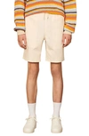 SANDRO NEW GAMMA COTTON & LYOCELL WOVEN DRAWSTRING SHORTS