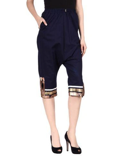 Clover Canyon Cropped Trousers & Culottes In Dark Blue