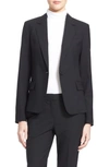 Theory Gabe Edition Stretch-wool Blazer In Black
