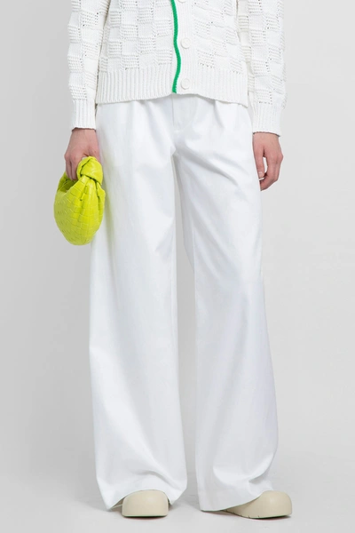 Bottega Veneta Woman White Trousers