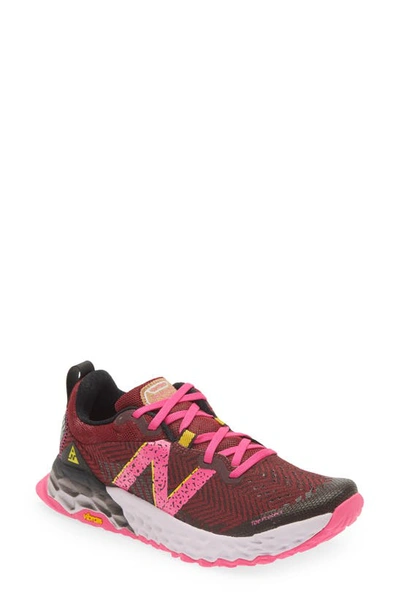 New Balance 'fresh Foam Hierro' Trail Running Shoe In Garnet (red)