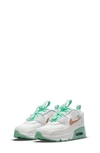 Nike Air Max 90 Toggle Little Kids' Shoes In White,summit White,mint Foam,metallic Red Bronze