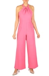 JULIA JORDAN HALTER NECK JUMPSUIT