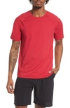 Rhone Crew Neck Short Sleeve T-shirt In Chili Pepper