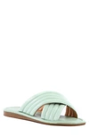 SEYCHELLES WORD FOR WORD SLIDE SANDAL