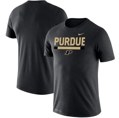 Nike Men's  Black Purdue Boilermakers Team Dna Legend Performance T-shirt