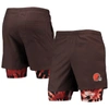 FOCO FOCO BROWN CLEVELAND BROWNS RUNNING SHORTS