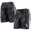 Foco Black Chicago White Sox Static Shorts In Black