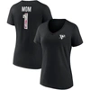 Fanatics Branded Black Pittsburgh Penguins Team Mother's Day V-neck T-shirt In Black
