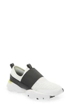 Sorel Kinetic Impact Strap Mesh Slip-on Sneaker In White/bolt