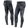 Concepts Sport Black New England Patriots Burst Tie Dye Leggings In Black