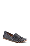 Spring Step Fusaro Flat In Navy