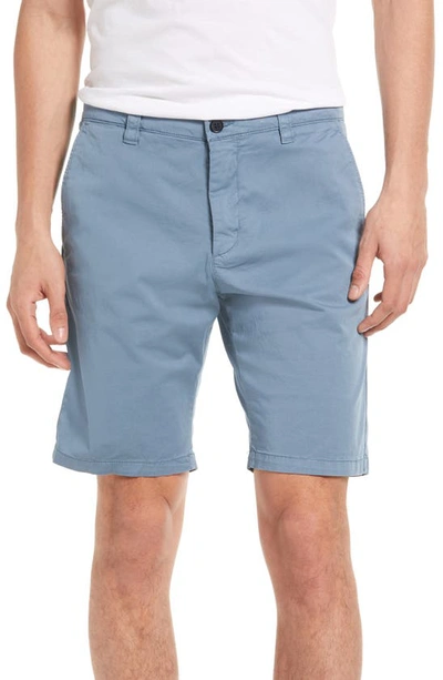 Nn07 Crown Cotton Blend Shorts In Blue