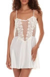 Flora Nikrooz Showstopper Chemise With Lace In Ivory