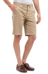 Barbour Neuston Regular Fit Chino Shorts In Stone