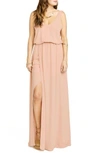 SHOW ME YOUR MUMU KENDALL SOFT V-BACK A-LINE GOWN,BS8-0142N