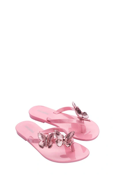 Cute Walk by Babyhug Slip On Flip Flops Butterfly Print - Pink