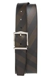 BURBERRY 'Joel' Check Pattern Belt,3976607