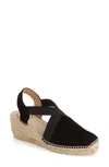 Toni Pons 'tona' Espadrille Wedge In Black Suede