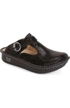 A.w.a.k.e. 'classic' Clog In Jazzy Black Leather