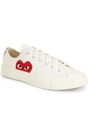 COMME DES GARÇONS PLAY X CONVERSE CHUCK TAYLOR LOW TOP SNEAKER,AZ-K111