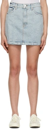 Grlfrnd Gemma Regular-fit Denim Mini Skirt In Bel Air G1803