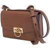 MICHAEL KORS MICHAEL KORS HENDRIX EXTRA-SMALL LEATHER CROSSBODY BAG - BROWN