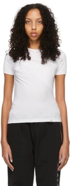 Alyx White Cotton T-shirt In Wth0001 White