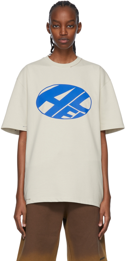 Ader Error Distort B-logo T-shirt In White