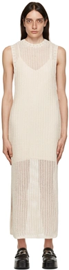 RAG & BONE OFF-WHITE RILEY CREW MIDI DRESS