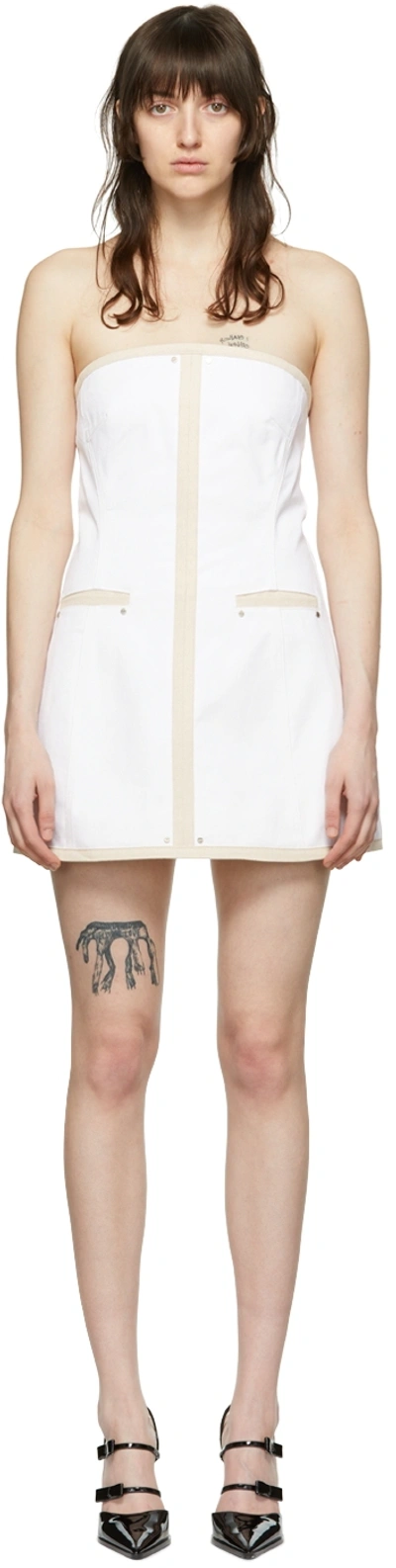 Kimhēkim White Carrie Mini Dress