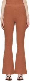Helmut Lang Ssense Exclusive Brown Lounge Pants In Pecan