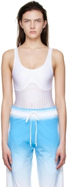 Fal-ash Ssense Exclusive White Polyester Bodysuit In White