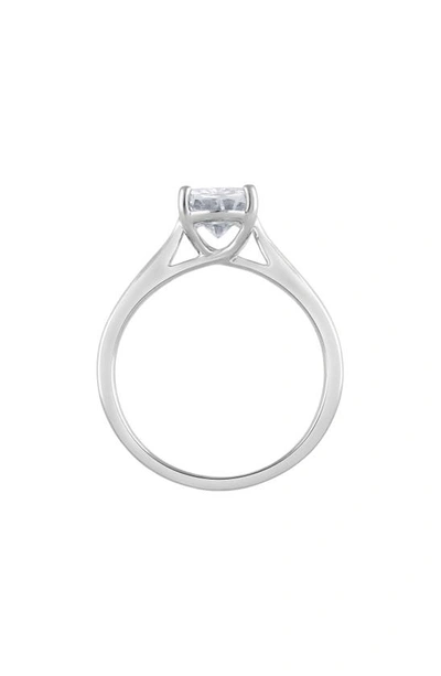 Badgley Mischka Badgely Mischka 14k White Gold Lab Grown Oval Solitaire Diamond Ring In White