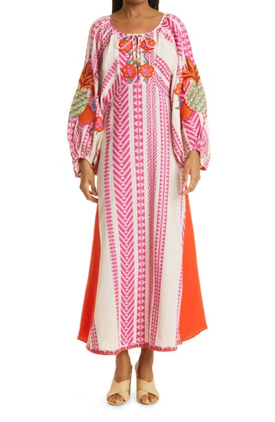 から厳選した Farm Maxi Blend Linen & Cotton Sleeve Long Jacquard Rio アイドルグッズ