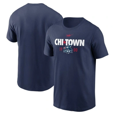 Nike Men's  Navy Chicago White Sox Chi-town Local Team T-shirt