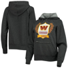 New Era Heathered Charcoal Washington Commanders Raglan Pullover Hoodie In Heather Charcoal