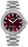 Oris Aquis Automatic Red Dial Mens Watch 01 733 7766 4158-07 8 22 05peb In Red   / Cherry