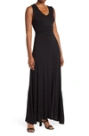 Love By Design Joanna Tie Back Convertible Maxi Dress In Black
