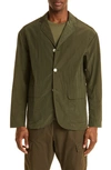 Mackintosh Captain Nylon Ripstop Jacket In Military