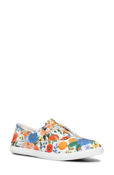 Keds X Rifle Paper Chillax Citrus Garden Party Slip On Sneaker