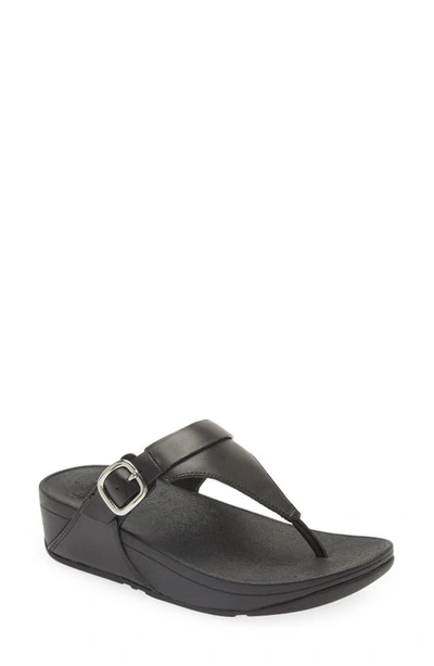 Fitflop Lulu Flip Flop In All Black