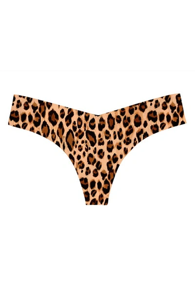 Commando Printed Classic Thong In Classic Cougar