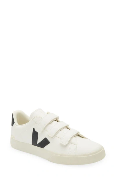 Veja Recife Rubber-trimmed Leather Trainers In White